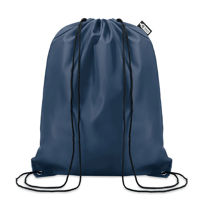 Gym bag publicitaire en rPET SHOOPPET Bleu marine